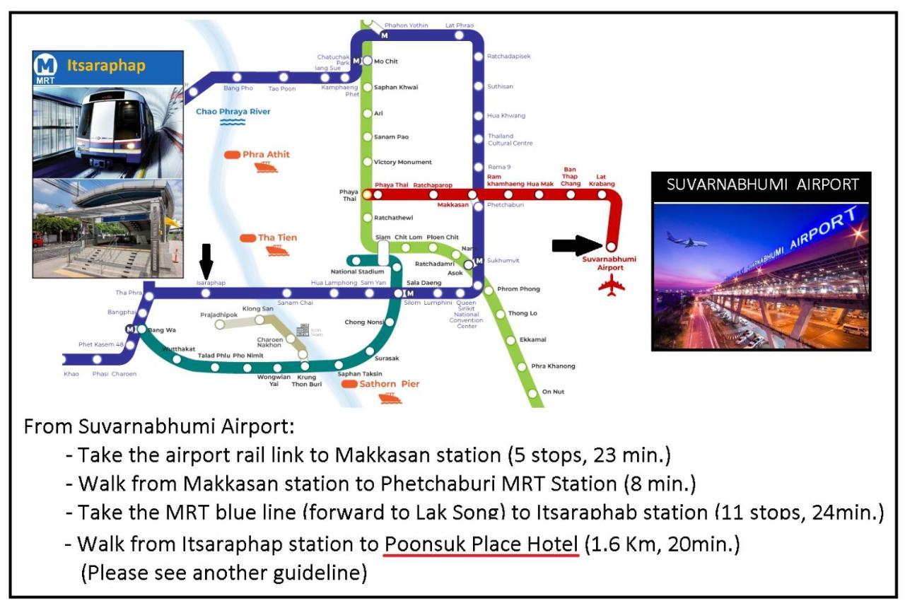 Poonsuk Place Hotel Bangkok Esterno foto